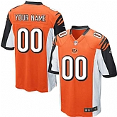 Youth Nike Cincinnati Bengals Customized Orange Team Color Stitched NFL Game Jersey,baseball caps,new era cap wholesale,wholesale hats
